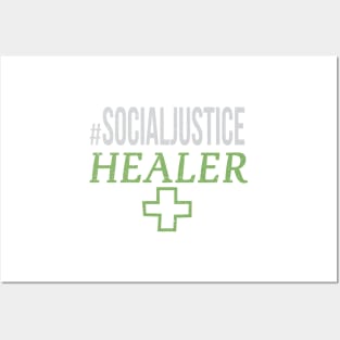 #SocialJustice Healer - Hashtag for the Resistance Posters and Art